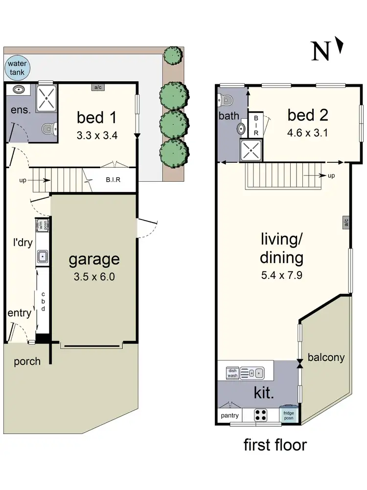 Floorplan of Homely townhouse listing, 2 Dylan Close, Lilydale VIC 3140
