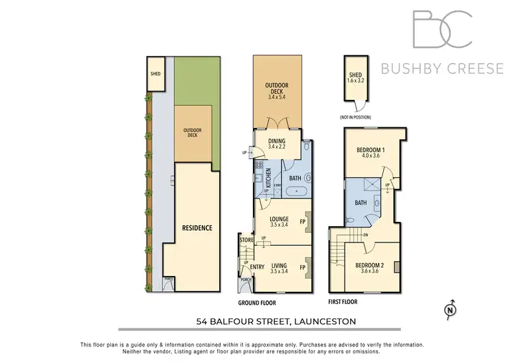 Floorplan of Homely house listing, 54 Balfour Street, Launceston TAS 7250