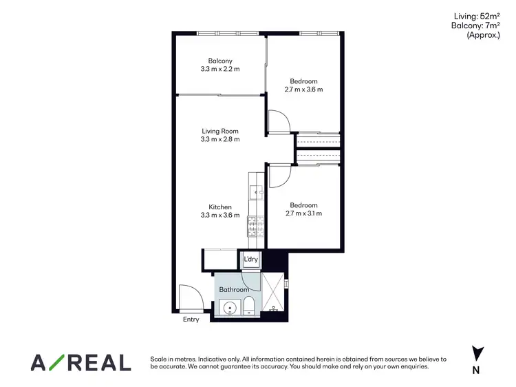 Floorplan of Homely apartment listing, 102/881 High Street, Armadale VIC 3143
