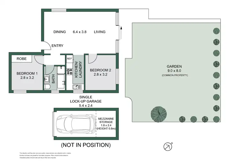 Floorplan of Homely apartment listing, 1/26 Malcolm Street, Narrabeen NSW 2101