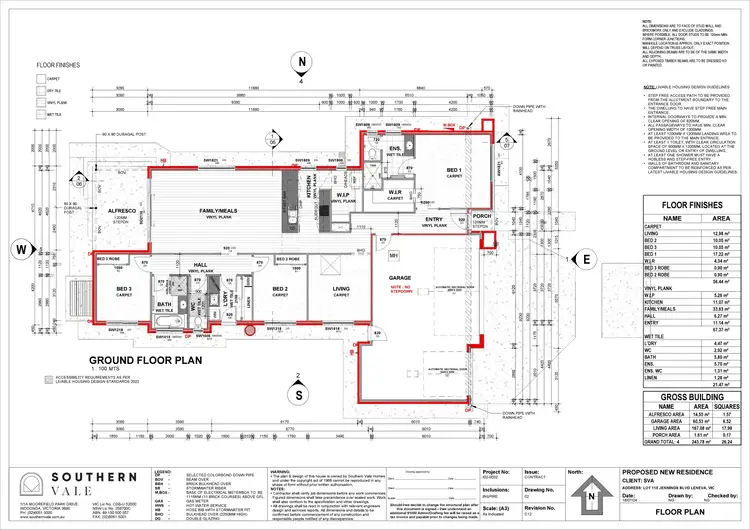 Floorplan of Homely house listing, 34 Jennings Boulevard, Leneva VIC 3691