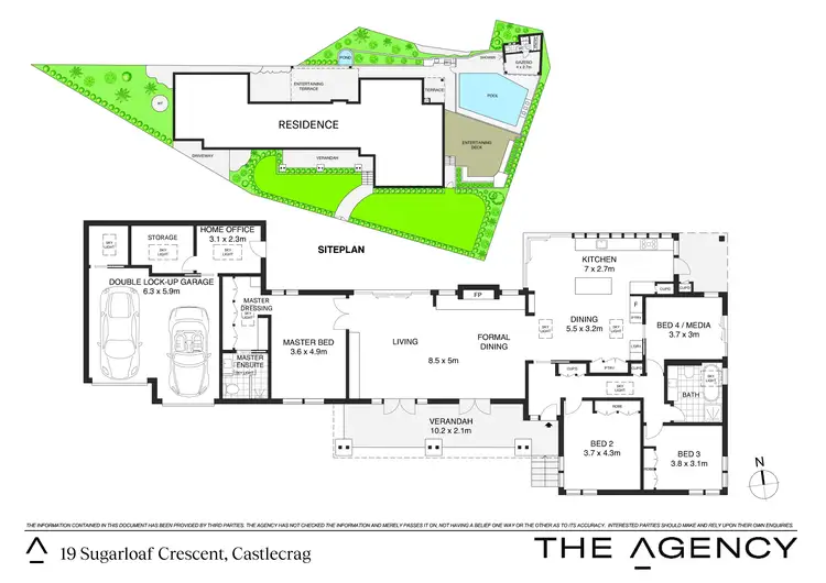 Floorplan of Homely house listing, 19 Sugarloaf Crescent, Castlecrag NSW 2068