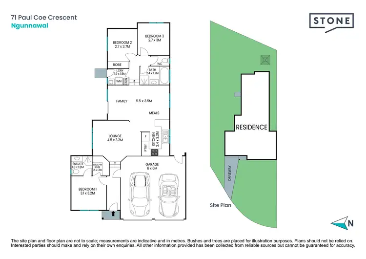 Floorplan of Homely house listing, 71 Paul Coe Crescent, Ngunnawal ACT 2913