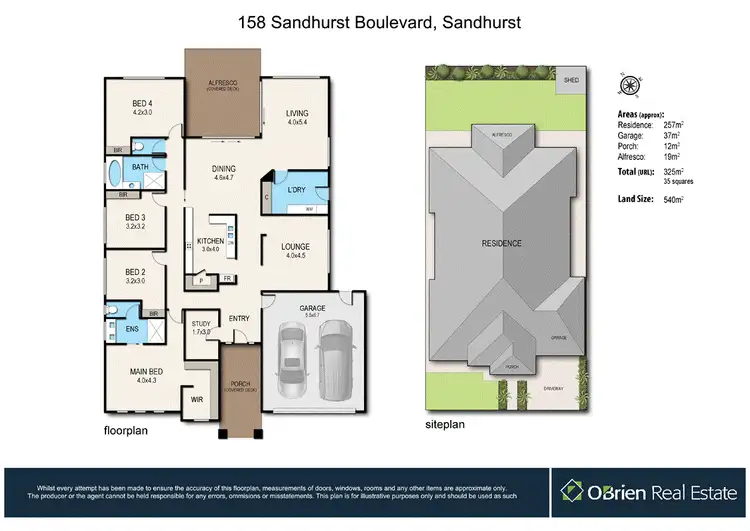 Floorplan of Homely house listing, 158 Sandhurst Boulevard, Sandhurst VIC 3977