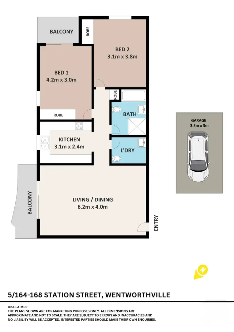 Floorplan of Homely apartment listing, 164-168 Station Street, Wentworthville NSW 2145