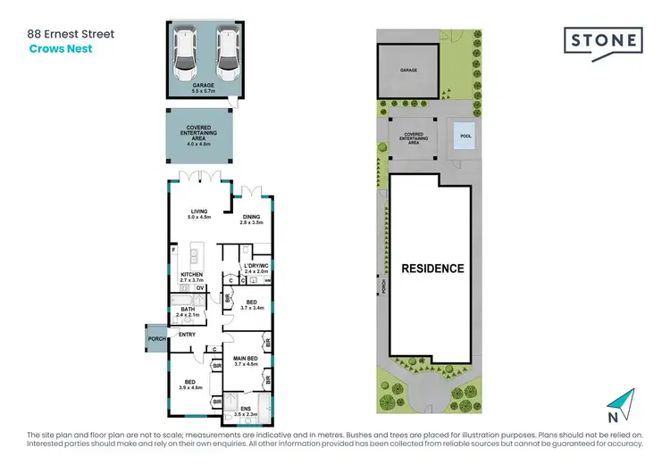 Floorplan of Homely house listing, 88 Ernest Street, Crows Nest NSW 2065