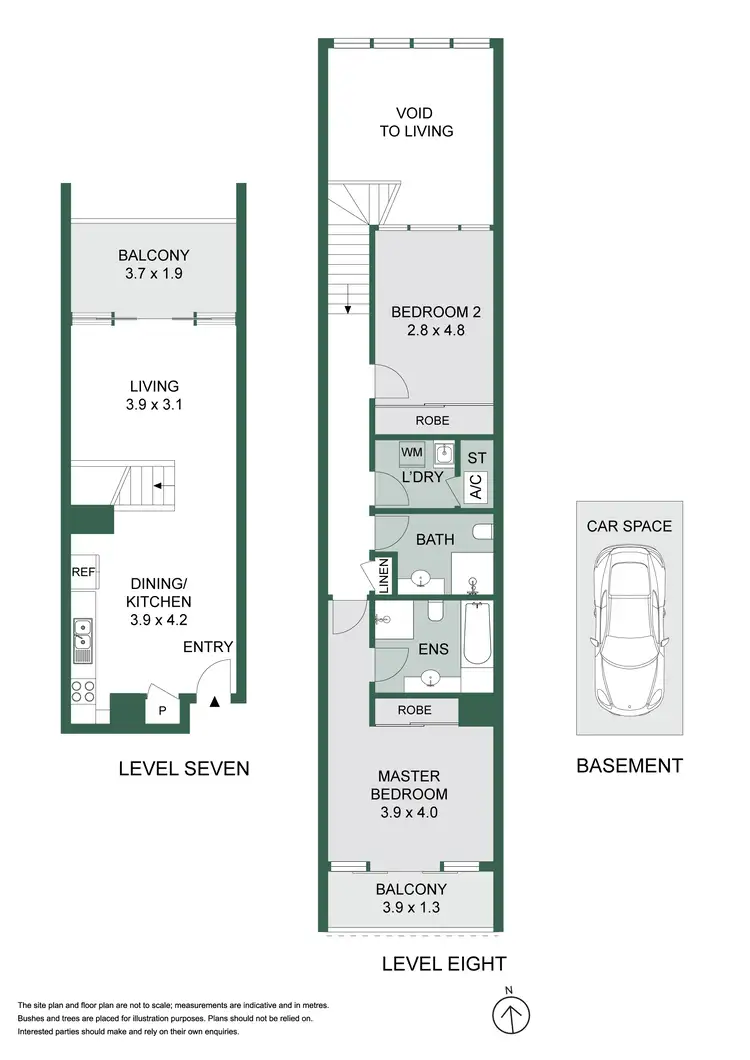 Floorplan of Homely apartment listing, 46/7 Crystal Street, Waterloo NSW 2017
