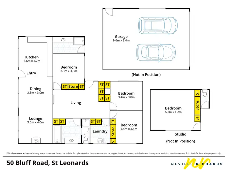 Floorplan of Homely house listing, 50 Bluff Road, St Leonards VIC 3223