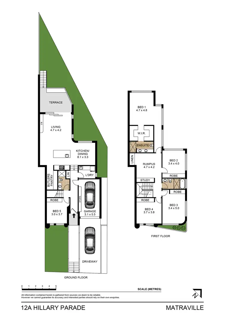Floorplan of Homely house listing, 12a Hillary Parade, Matraville NSW 2036