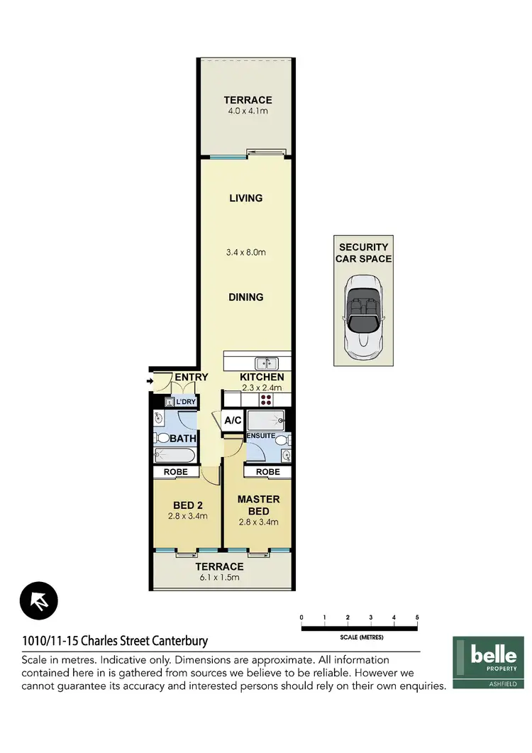 Floorplan of Homely apartment listing, 1010/11-15 Charles Street, Canterbury NSW 2193