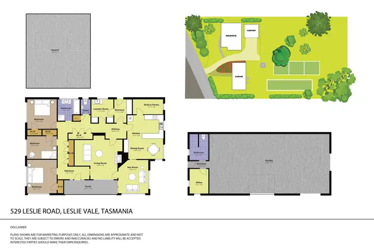 Floorplan of Homely house listing, 529 Leslie Road, Leslie Vale TAS 7054