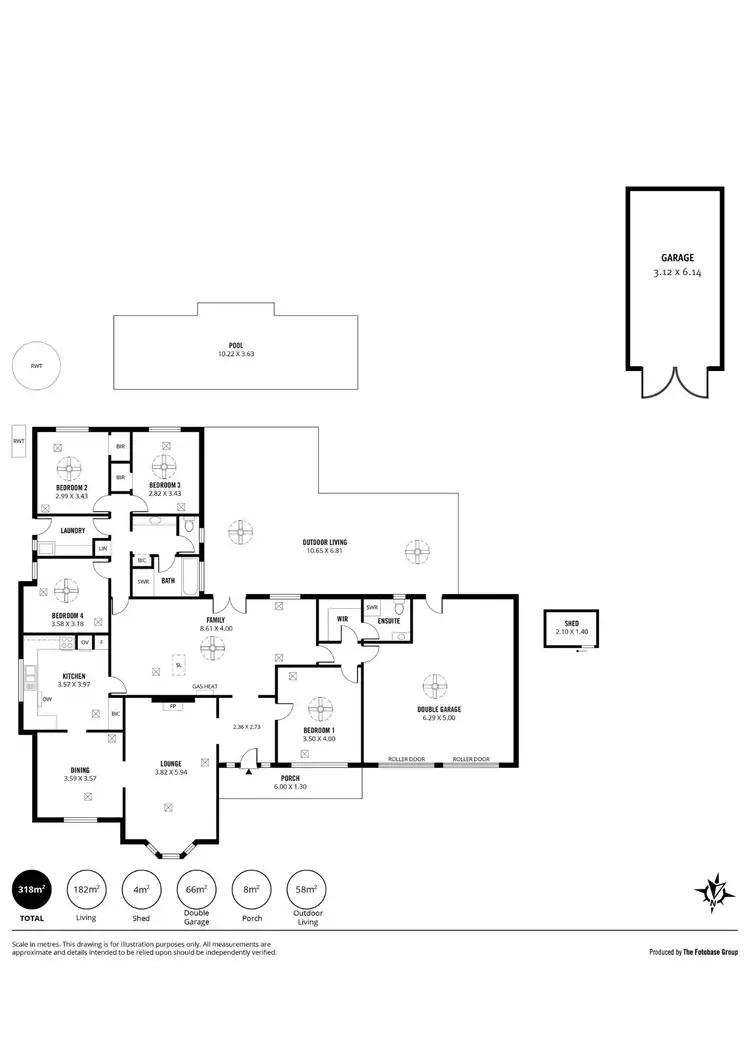 Floorplan of Homely house listing, 1 Cundy Court, Williamstown SA 5351