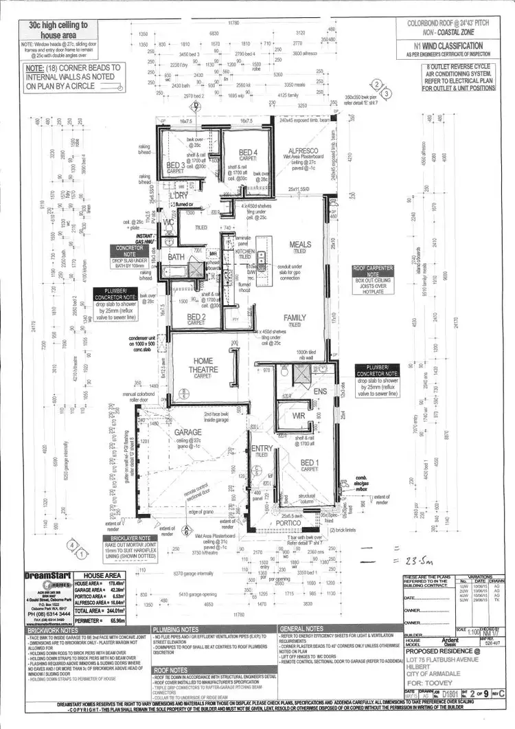 Floorplan of Homely house listing, 18 Flatbush Road, Hilbert WA 6112