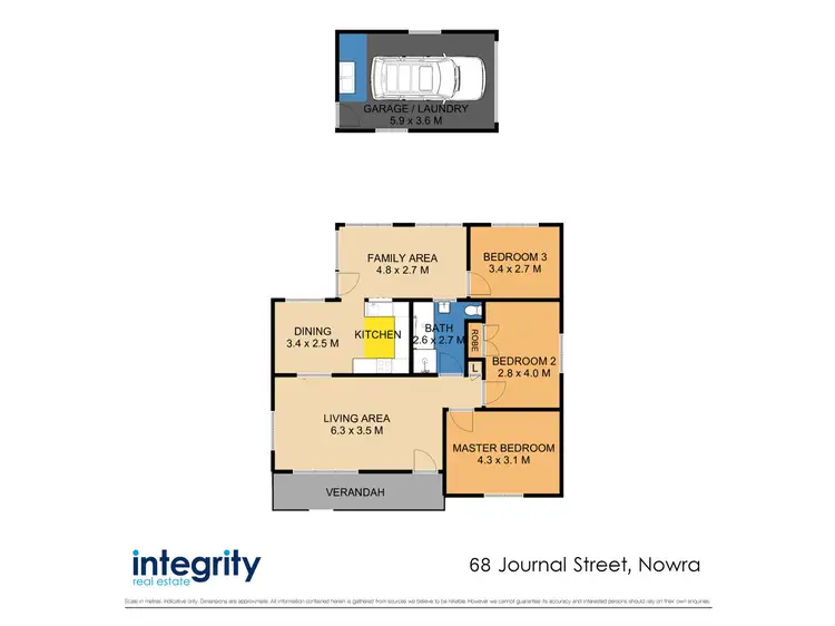 Floorplan of Homely house listing, 68 Journal Street, Nowra NSW 2541