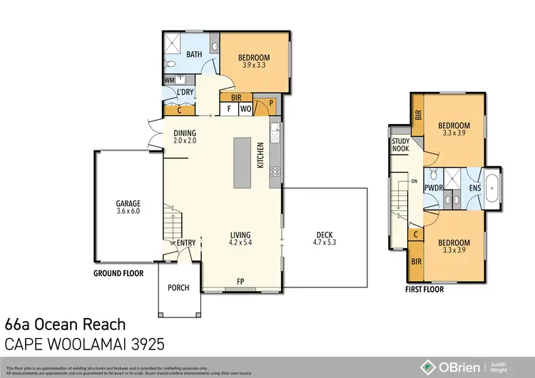Floorplan of Homely townhouse listing, 66A Ocean Reach, Cape Woolamai VIC 3925