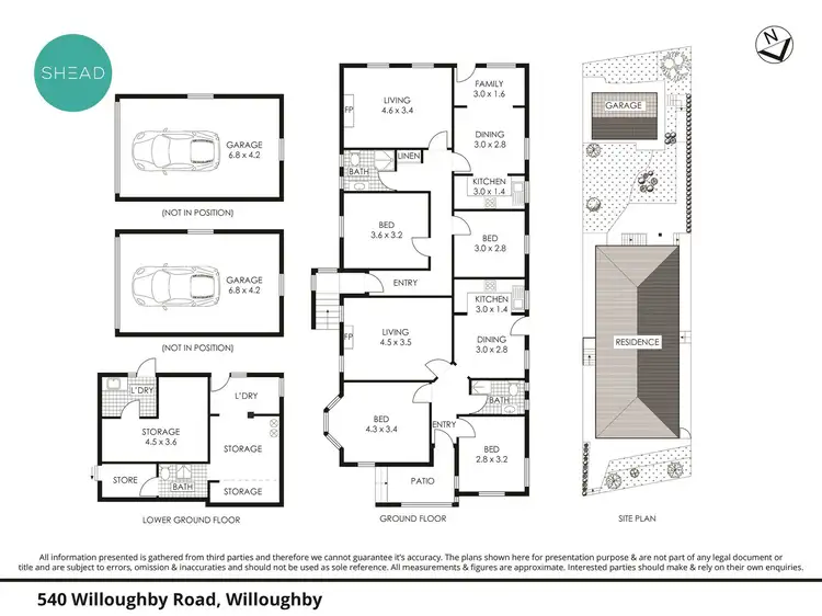 Floorplan of Homely house listing, 540 Willoughby Road, Willoughby NSW 2068