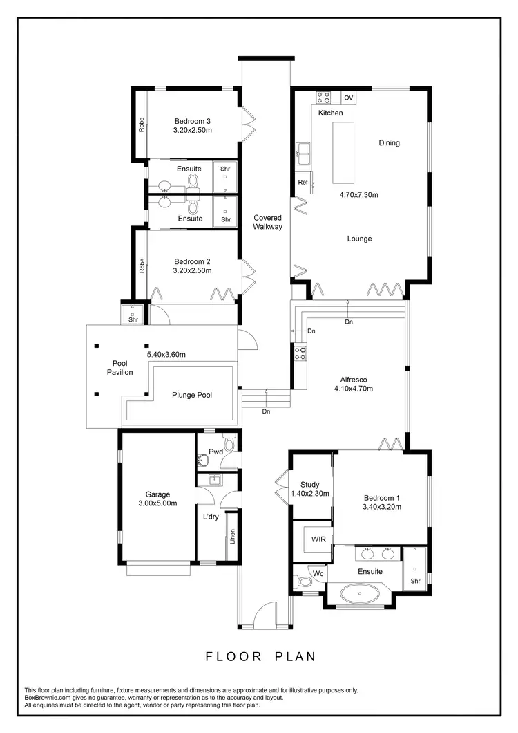 Floorplan of Homely house listing, 82 Cascade Boulevard, Palm Cove QLD 4879
