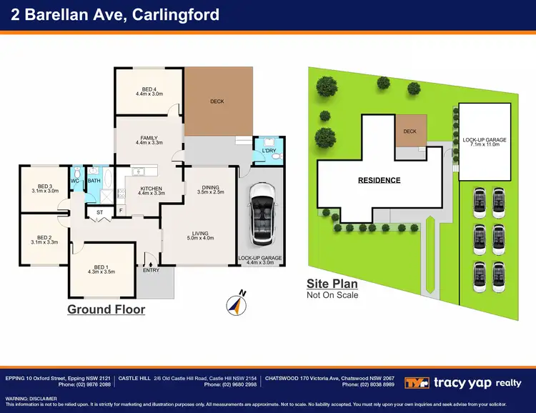 Floorplan of Homely house listing, 2 Barellan Avenue, Carlingford NSW 2118