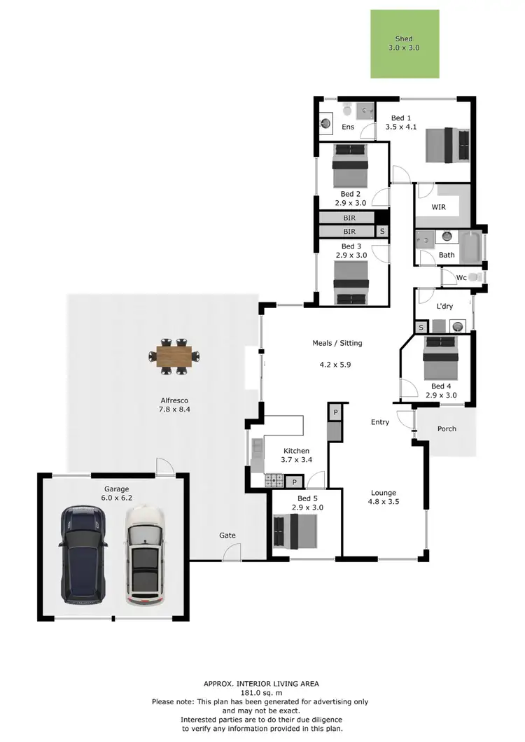 Floorplan of Homely house listing, 111 Watson Street, Jindera NSW 2642
