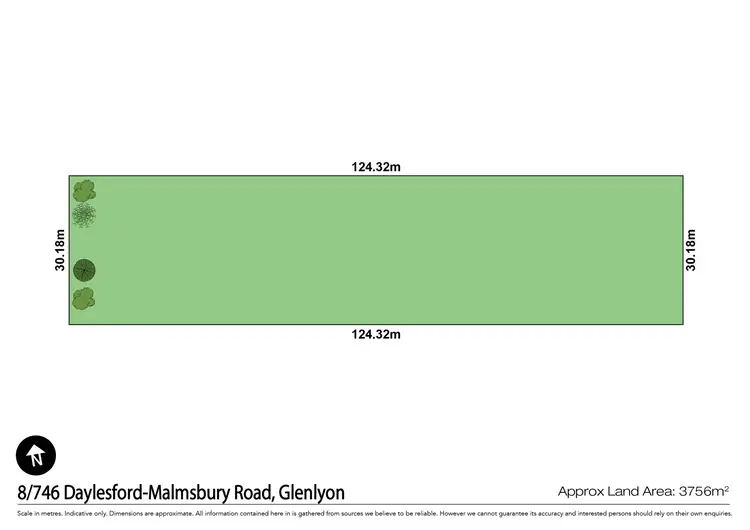 Floorplan of Homely land listing, LOT CA 8, 764 Daylesford-Malmsbury Road, Glenlyon VIC 3461