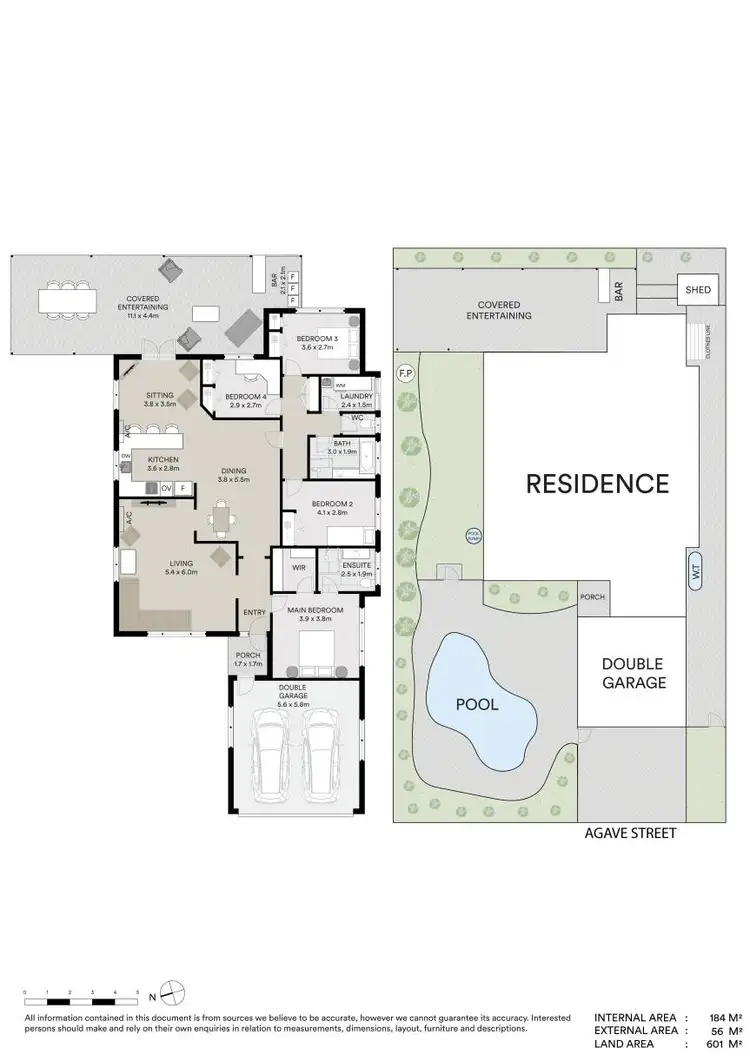 Floorplan of Homely house listing, 21 Agave Street, Elanora QLD 4221