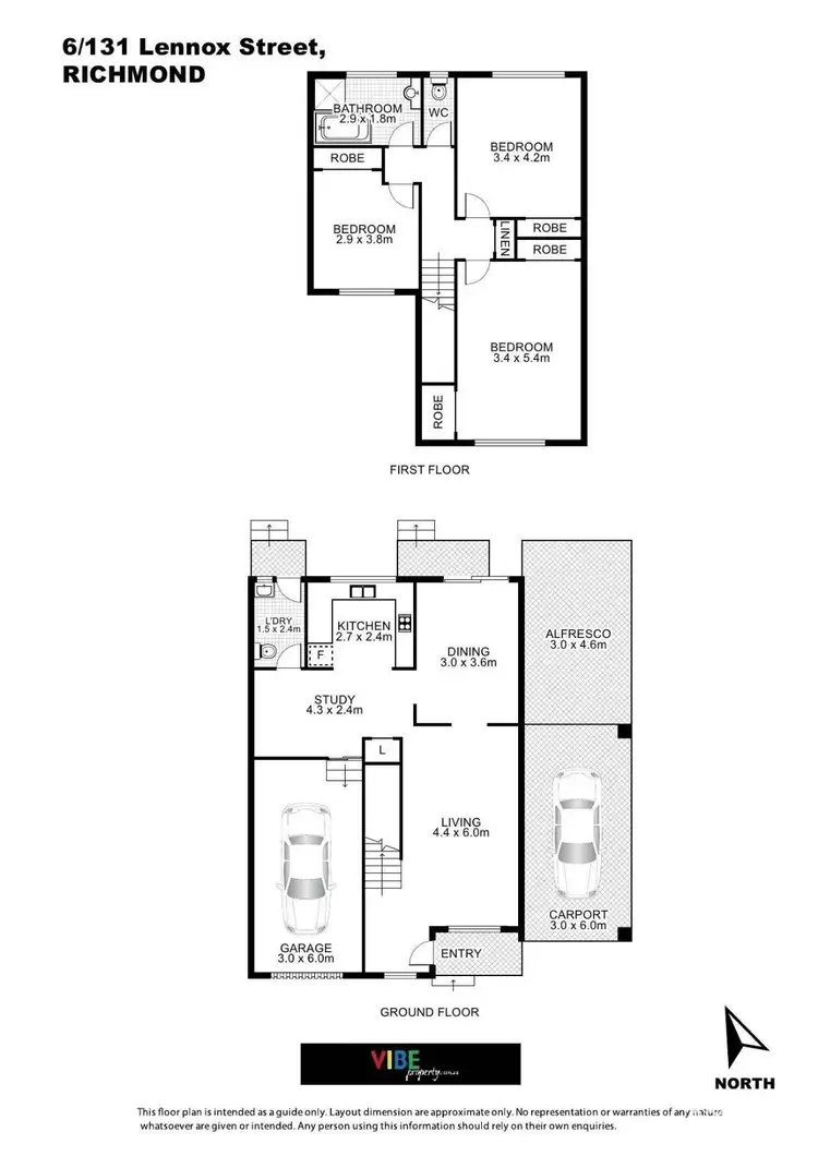 Floorplan of Homely house listing, 6/131 Lennox Street, Richmond NSW 2753