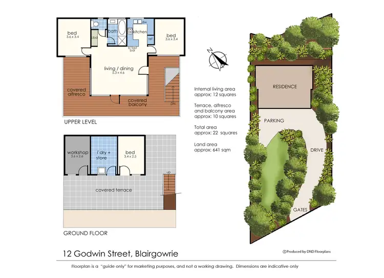 Floorplan of Homely house listing, 12 Godwin Street, Blairgowrie VIC 3942