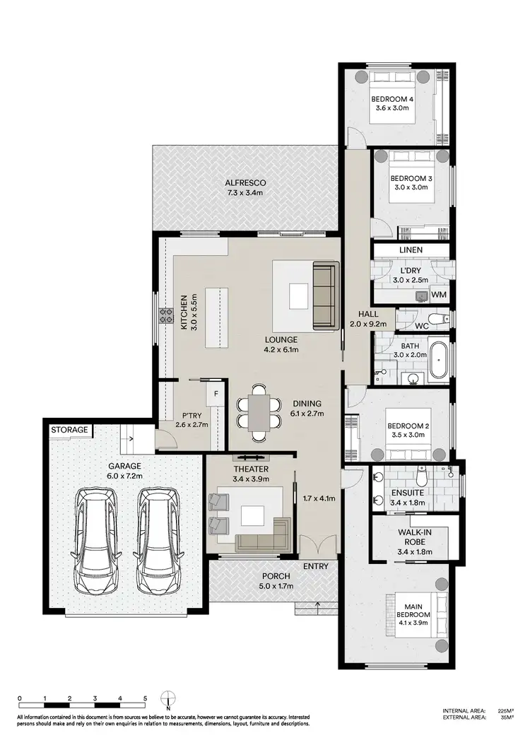 Floorplan of Homely house listing, 71 Verdelho Drive, Tamworth NSW 2340