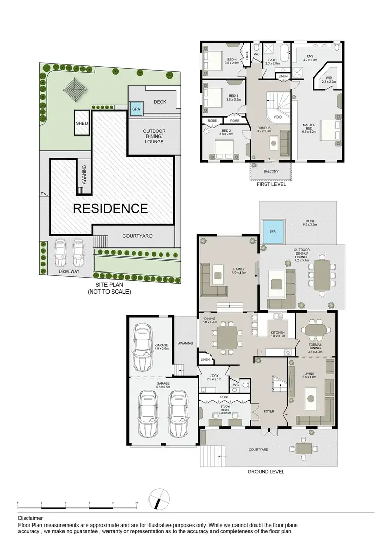 Floorplan of Homely house listing, 9 Crestreef Drive, Acacia Gardens NSW 2763