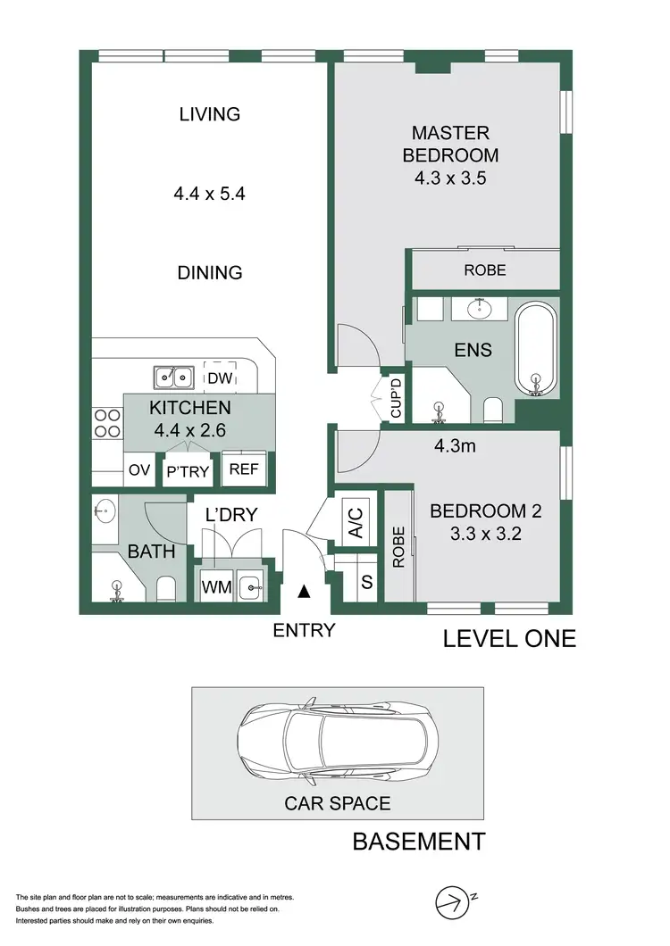Floorplan of Homely apartment listing, 305/6 Cowper Wharf Roadway, Woolloomooloo NSW 2011