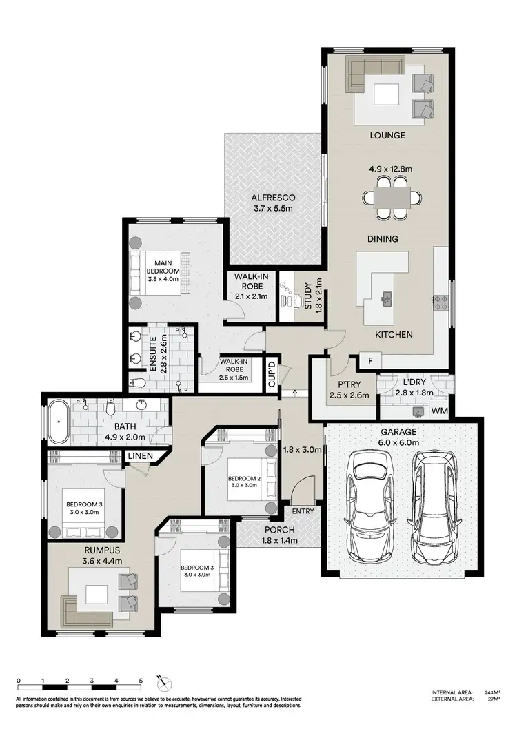 Floorplan of Homely house listing, 80 Verdelho Drive, Tamworth NSW 2340