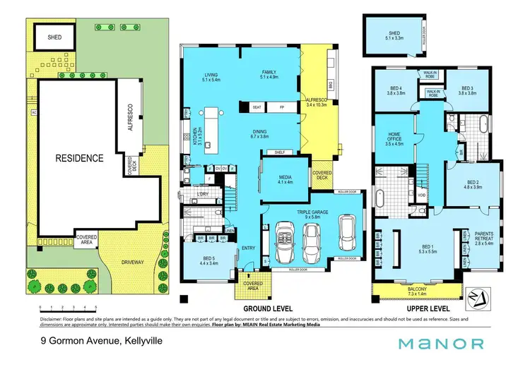 Floorplan of Homely house listing, 9 Gormon Avenue, Kellyville NSW 2155