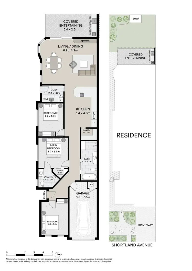 Floorplan of Homely semi-detached listing, 21A Shortland Avenue, Killarney Vale NSW 2261