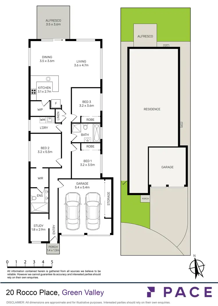 Floorplan of Homely house listing, 20 Rocco Place, Green Valley NSW 2168