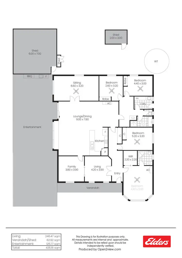 Floorplan of Homely house listing, 5 Hayward Street, Armagh SA 5453