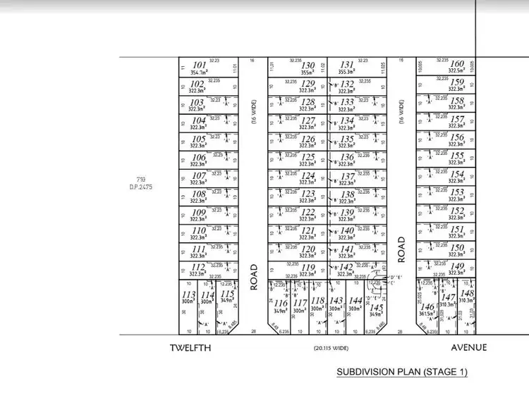 Floorplan of Homely land listing, LOT 210, 50-56 Thirteenth Avenue, Austral NSW 2179