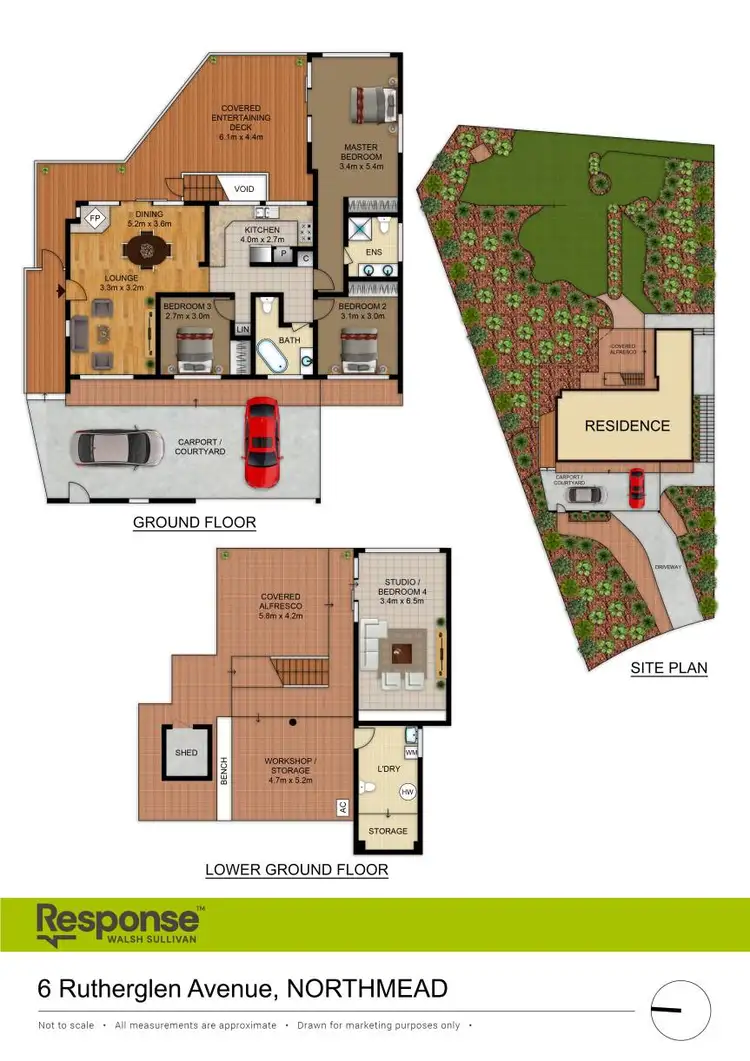Floorplan of Homely house listing, 6 Rutherglen Avenue, Northmead NSW 2152
