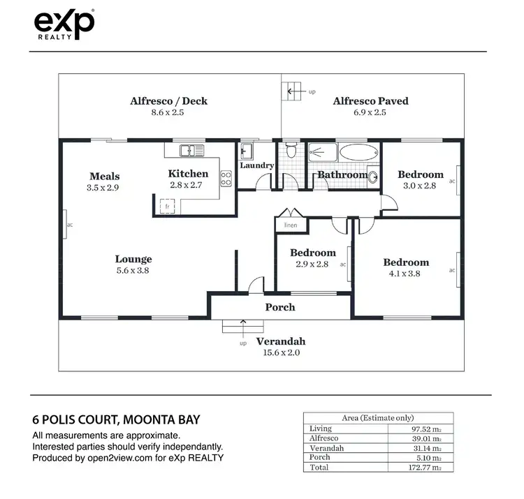Floorplan of Homely house listing, 6 Polis Court, Moonta Bay SA 5558