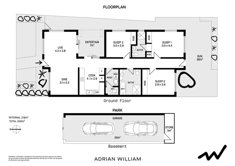 Floorplan of Homely townhouse listing, 13/33-41 Hanks Street, Ashfield NSW 2131