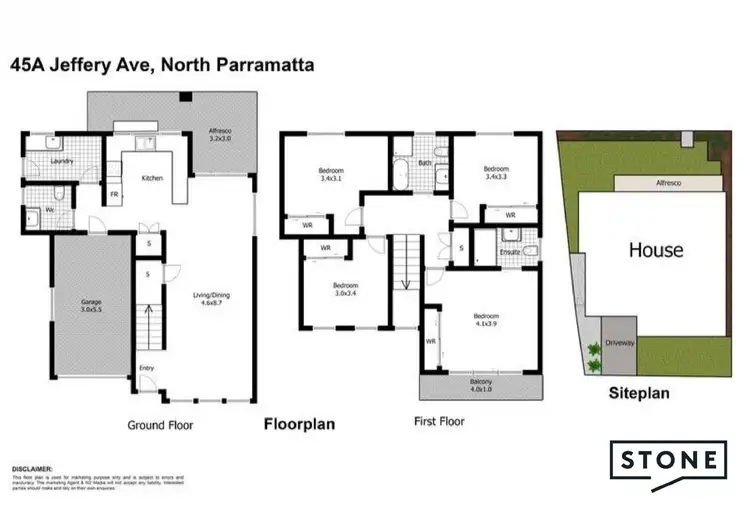 Floorplan of Homely house listing, 45A Jeffery Ave, North Parramatta NSW 2151
