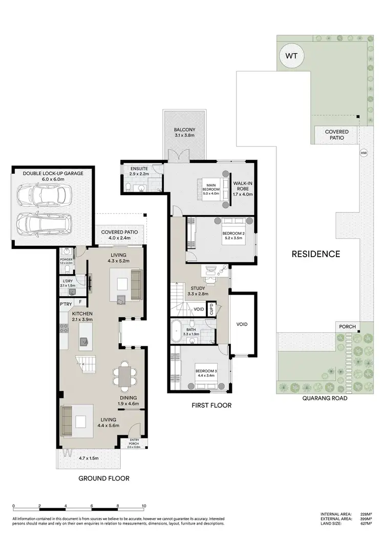 Floorplan of Homely semi-detached listing, 2/15 Quarang Road, Terrigal NSW 2260