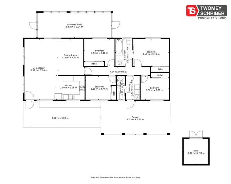 Floorplan of Homely house listing, 13 Vianen Close, Bentley Park QLD 4869