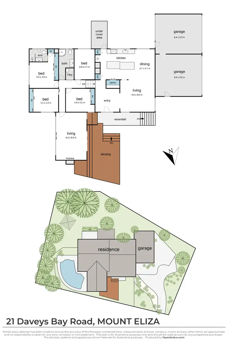 Floorplan of Homely house listing, 21 Daveys Bay Road, Mount Eliza VIC 3930
