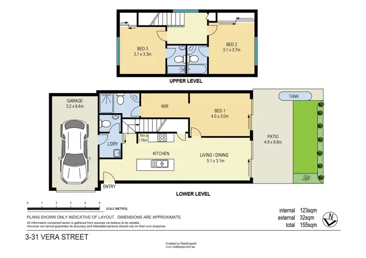 Floorplan of Homely townhouse listing, 3/31 Vera Street, Greenslopes QLD 4120