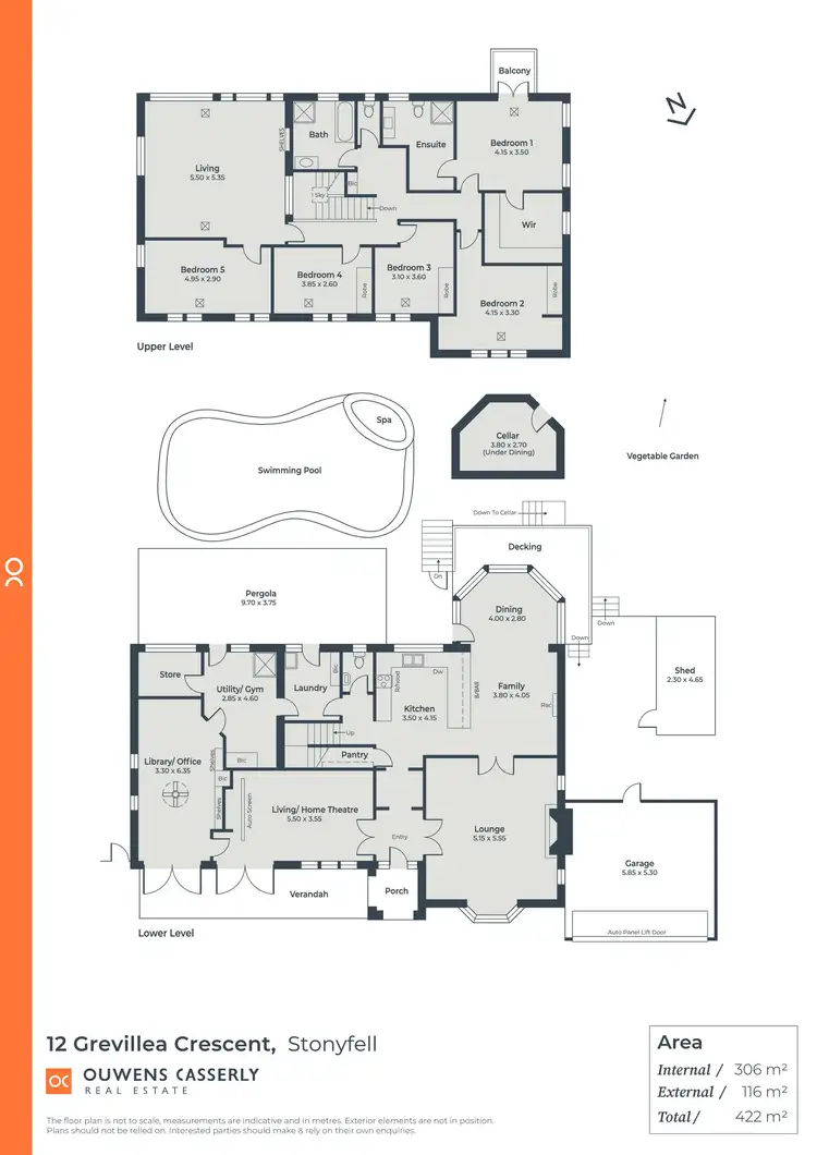 Floorplan of Homely house listing, 12 Grevillea Crescent, Stonyfell SA 5066