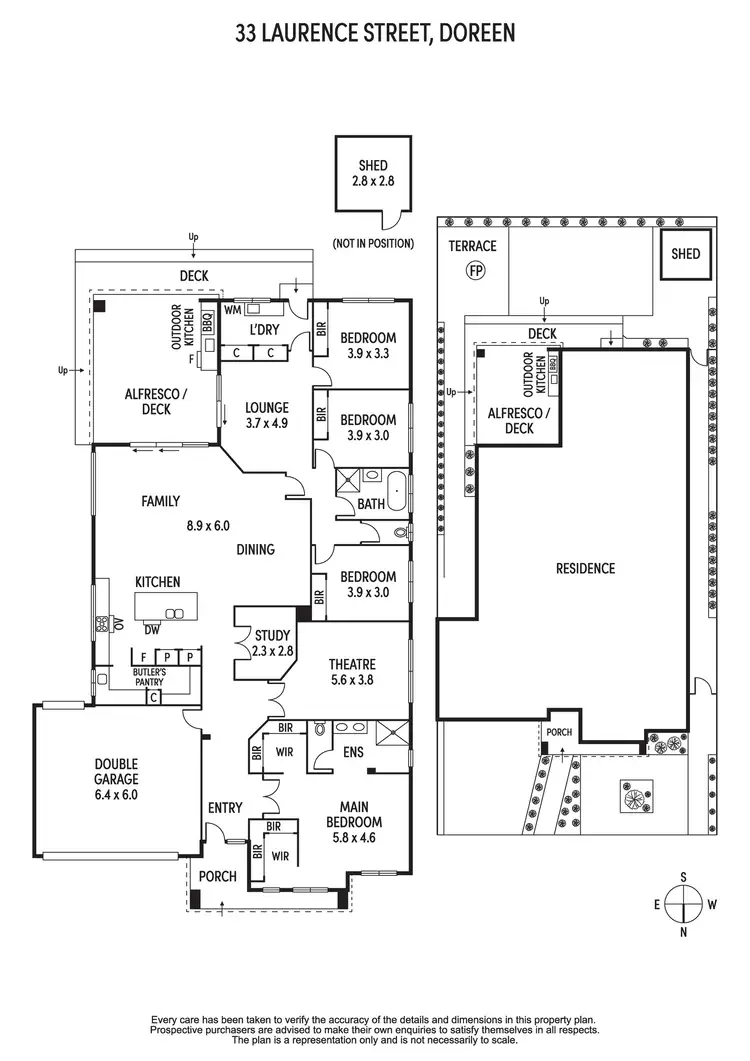 Floorplan of Homely house listing, 33 Laurence Street, Doreen VIC 3754
