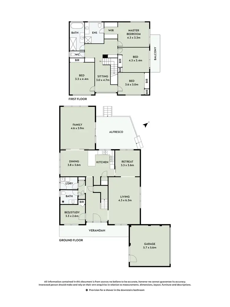 Floorplan of Homely house listing, 121 High Street, Doncaster VIC 3108