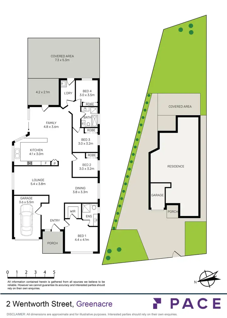 Floorplan of Homely house listing, 2 Wentworth Street, Greenacre NSW 2190