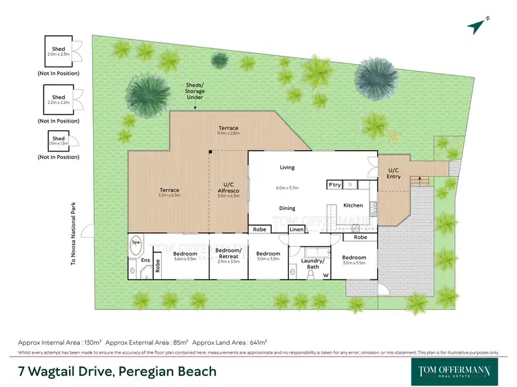 Floorplan of Homely house listing, 7 Wagtail Drive, Peregian Beach QLD 4573