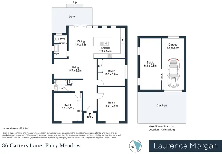 Floorplan of Homely house listing, 86 Carters Lane, Fairy Meadow NSW 2519